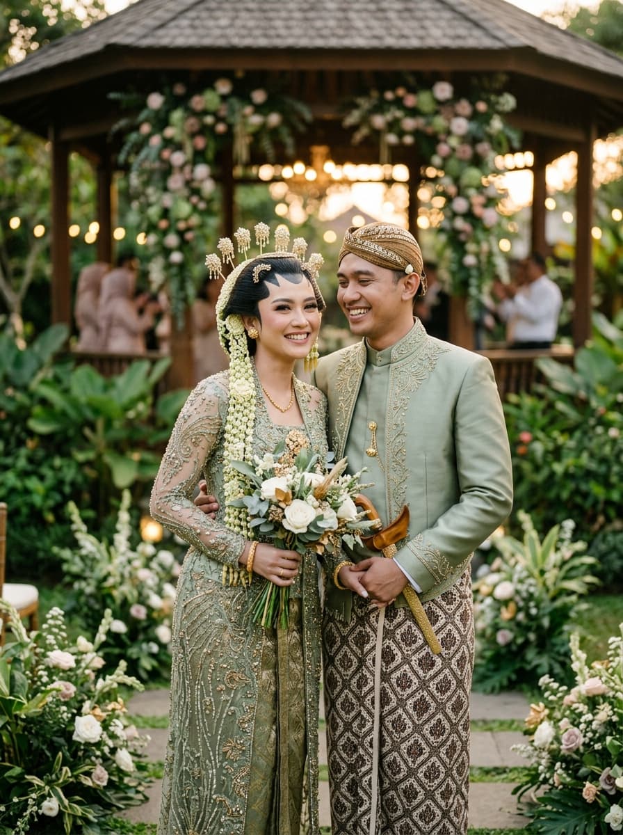 Momen Suci Dalam Balutan Busana Tradisional Modern